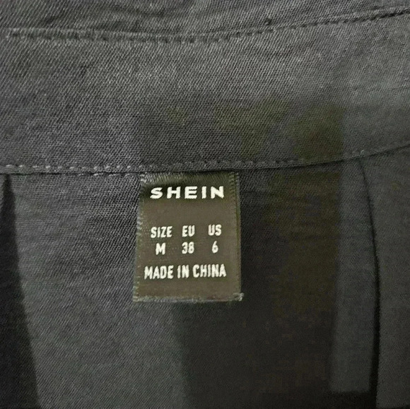Shein black button down blouse! - Picture 3 of 5